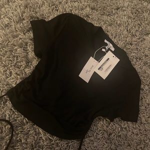 Edit by nine black crop top